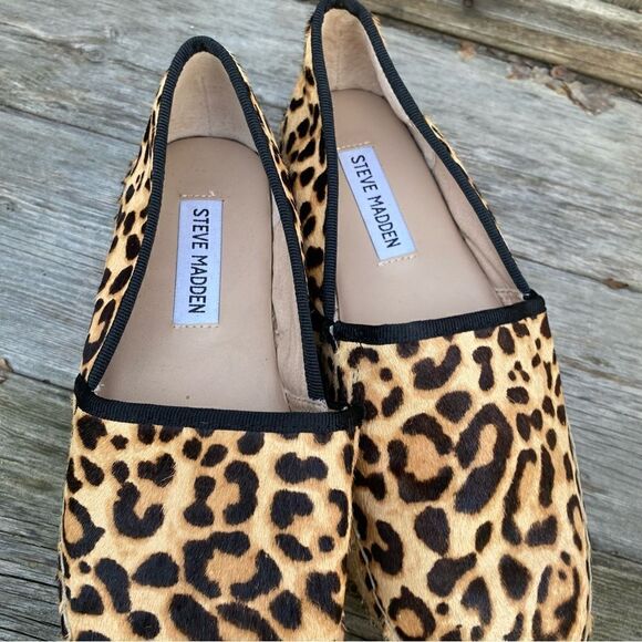 Steve Madden Summer Alexia Cheetah Espadrilles Platforms Size 7 NWOT - Picture 4 of 9